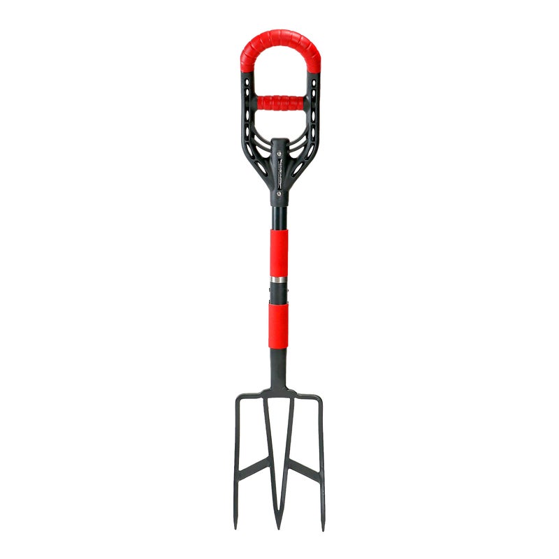 Roamwild Multi-Digger Garden Digging Spading Fork â€“ Fibreglass Light Weight Gardening with Unique Dual Soft AIR Light Grip Technology & Soil Lump Cutting Bladed Tines (Fork) - Image 1